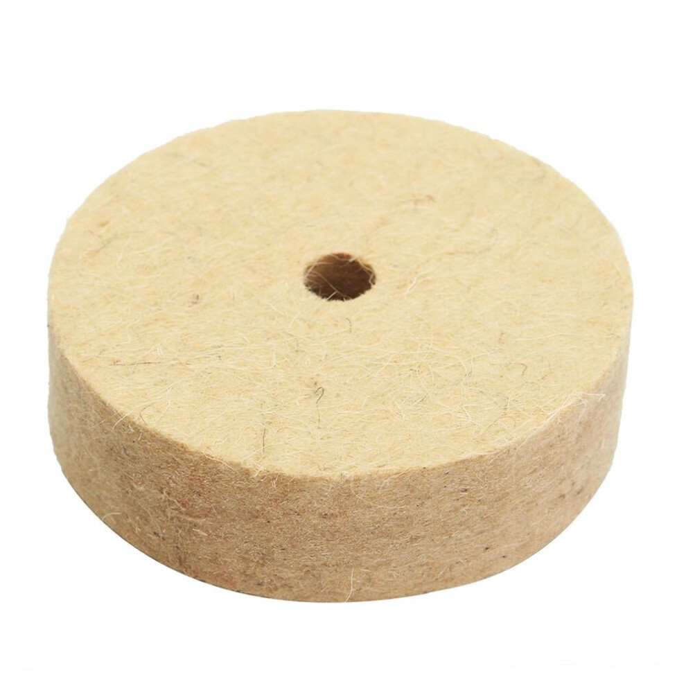 3 Inch Round Shank Wool Polishing Wheel Felt Wool Buffing Polishers