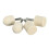 4pcs Wool Polishing Buffing Wheel For Final Polishing Process Working Tool 4