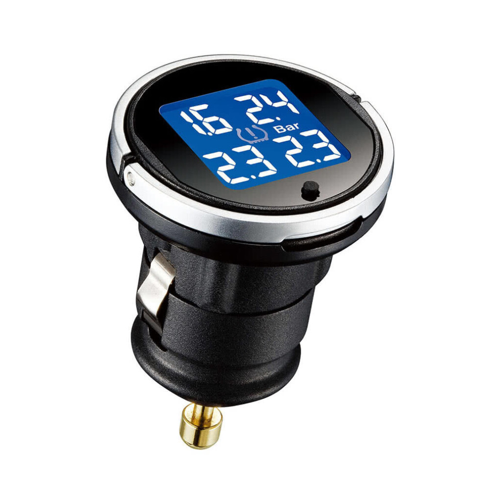 4-Sensor Wireless Tpms Lcd Tire Pressure Monitor System 3654659012616