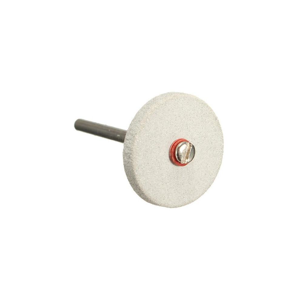 (White) 3Mm Shank 22Mm 240/320/600 Grit Electric Grinding Wheel Flexible Polishing Wheel 3654659306906