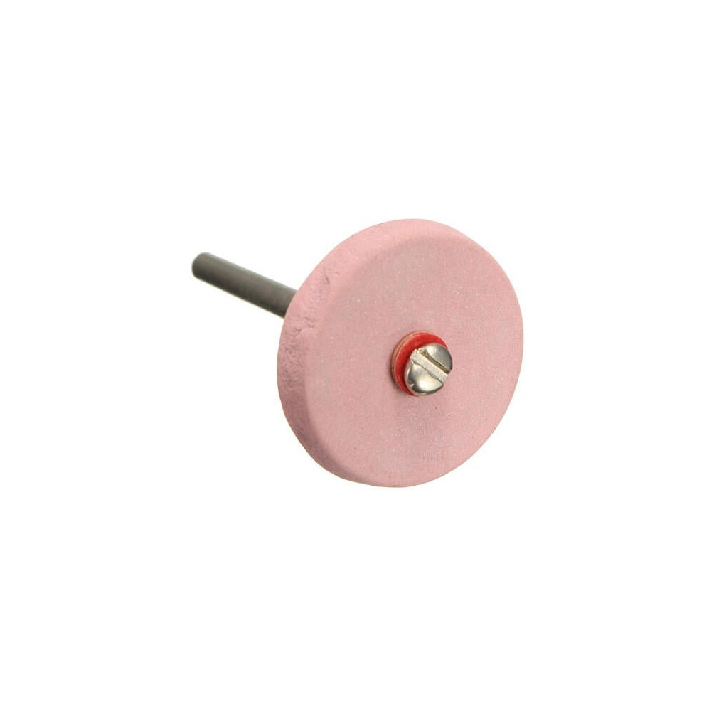 (Pink) 3Mm Shank 22Mm 240/320/600 Grit Electric Grinding Wheel Flexible Polishing Wheel 3654659306890