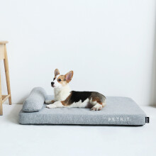 (L) Pet Mat Four Seasons Deep Sleep Detachable Washable Dog Cat Kennel for Medium Large Dog Teddy Golden Dog