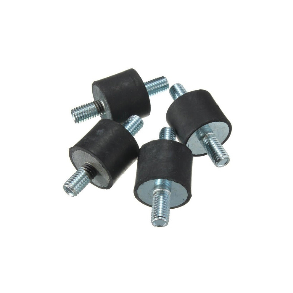 4Pcs M10 40X30mm Rubber Shock Absorber Vibration Mounts 3654659101891