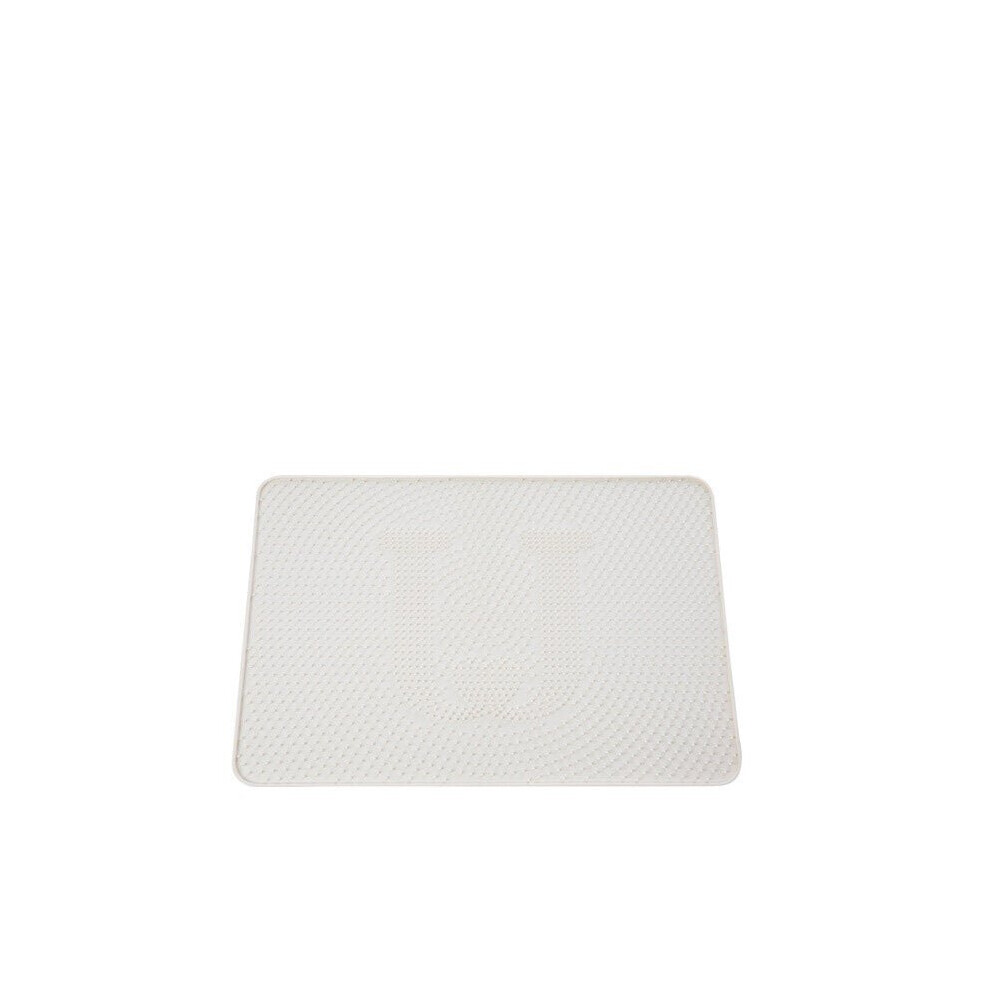 (White) Pet Mat Cat Sand Mat Soft Silica Gel Mat Cat Pad Cat Toilet Control Panel Pet Supplies