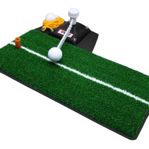 Golf Training Portable Hitting Pad with Auto Ball Return Function 2