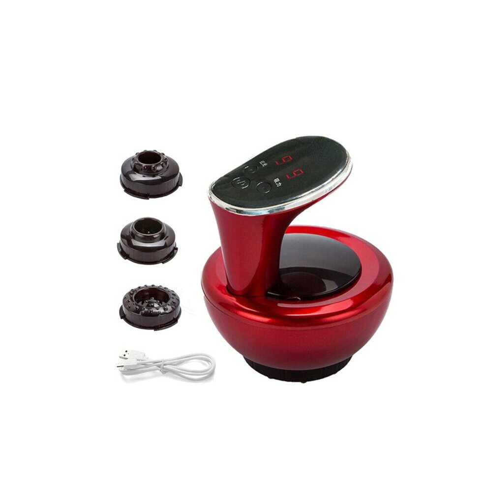 Greenzech Red (Red) Electric Cupping Massage Scraping Body Relaxation Acupoints Vaccum