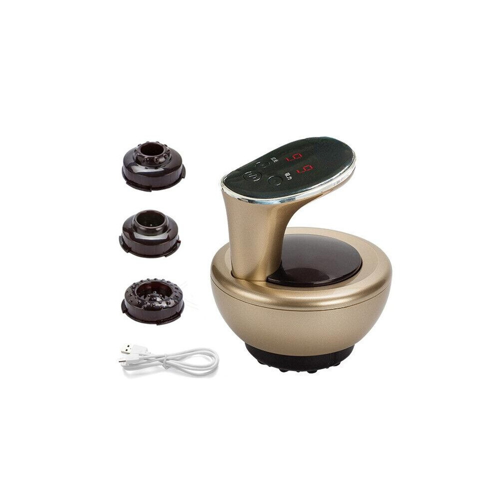 Greenzech Gold (Gold) Electric Cupping Massage Scraping Body Relaxation Acupoints Vaccum
