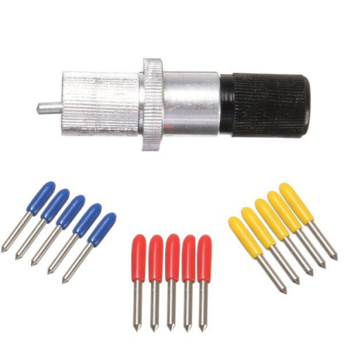 15pcs 30/45/60 Degree Vinyl Cutter Blade And Holder for Roland Cutting Plotter 1