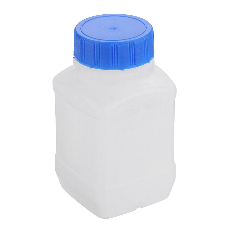 (250ml) 100/250/500ml Plastic Square Sample Sealing Bottle Wide Mouth Reagent Bottles with Blue Screw Cap Laboratory Experiment
