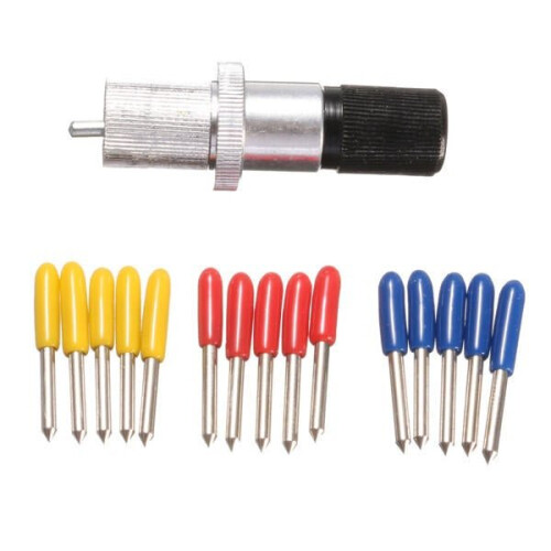 15pcs 30/45/60 Degree Vinyl Cutter Blade And Holder for Roland Cutting Plotter 2