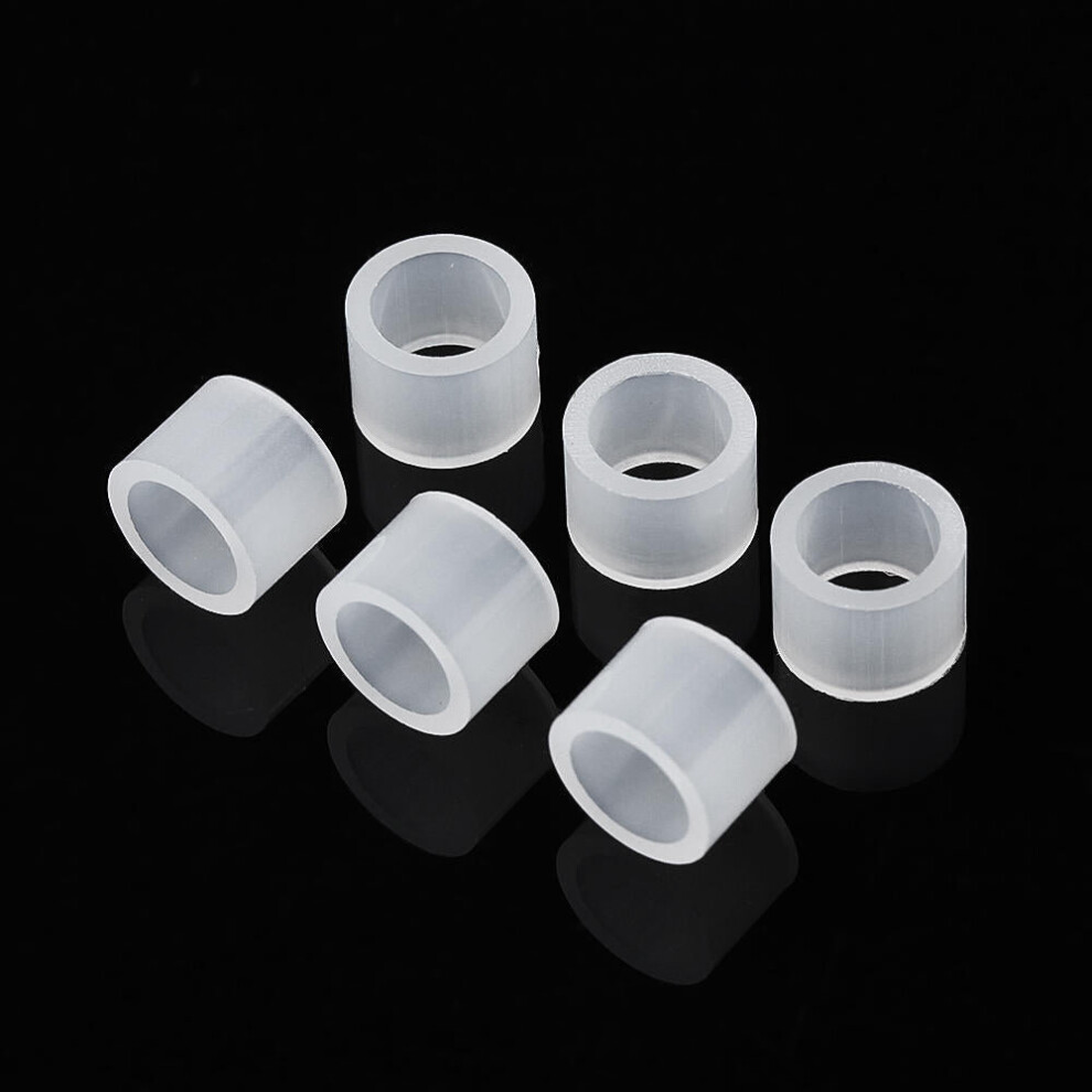 (5mm) 100Pcs M5 White Nylon ABS Non-Threaded Spacer Round Hollow Standoff For Computer PC Board Screw Bolt