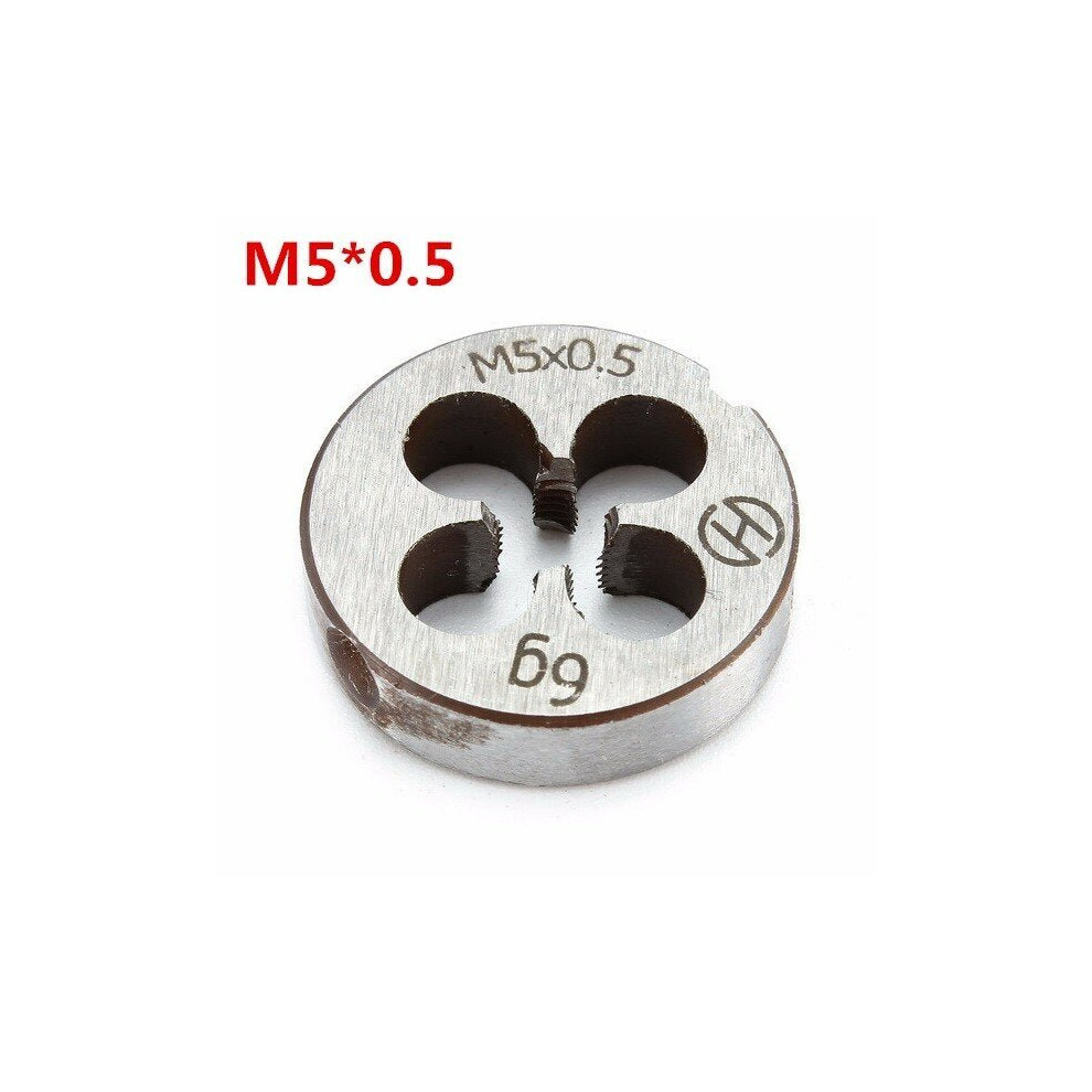 (3: M5*0.5) M3 to M6 20mm Daimeter Metric Right Hand Die Right Hand Thread Alloy Steel Die