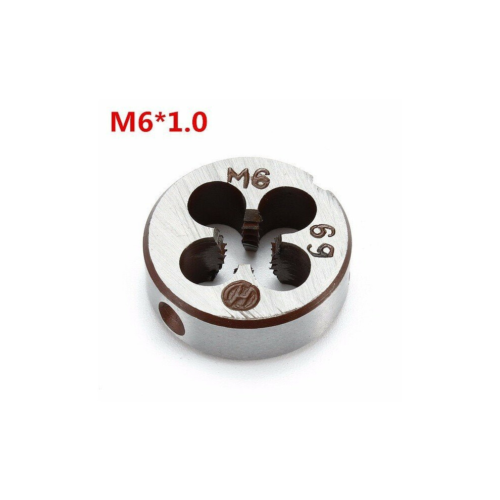 (6: M6*1.0) M3 to M6 20mm Daimeter Metric Right Hand Die Right Hand Thread Alloy Steel Die