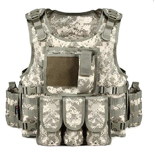 (acu Camouflage) Multi-functional Breathable Vest Outdoor Quick Disassembly 1