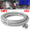 GreenZech (AN6) 10FT 304.8cm Fuel Hose Oil Gas Line PTFE Stainless Steel Braided 6