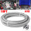 GreenZech (AN6) 10FT 304.8cm Fuel Hose Oil Gas Line PTFE Stainless Steel Braided 9