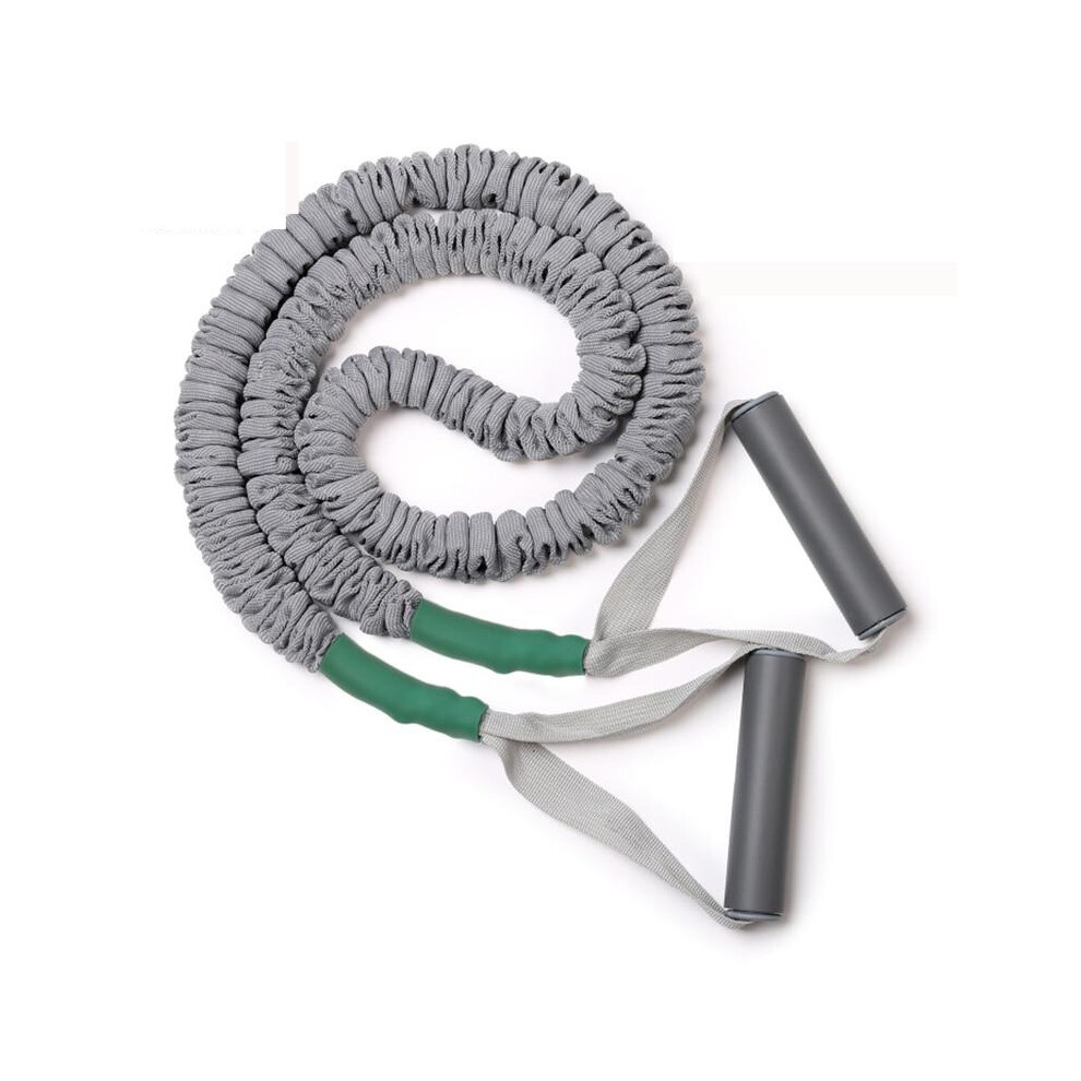 (Green-10LB) Resistance Elastic Bands with Handles Pull Rope Fitness for Home Gym Workouts Body Building