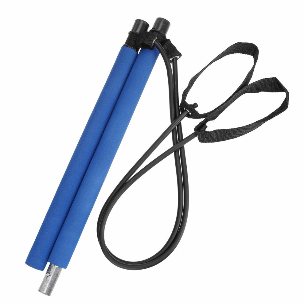 Photos - TRX & CrossFit GreenZech  Portable Yoga Exercise Pilates Bar Resistance Bands Workout Gym Stick Fitness Tools (Blue)