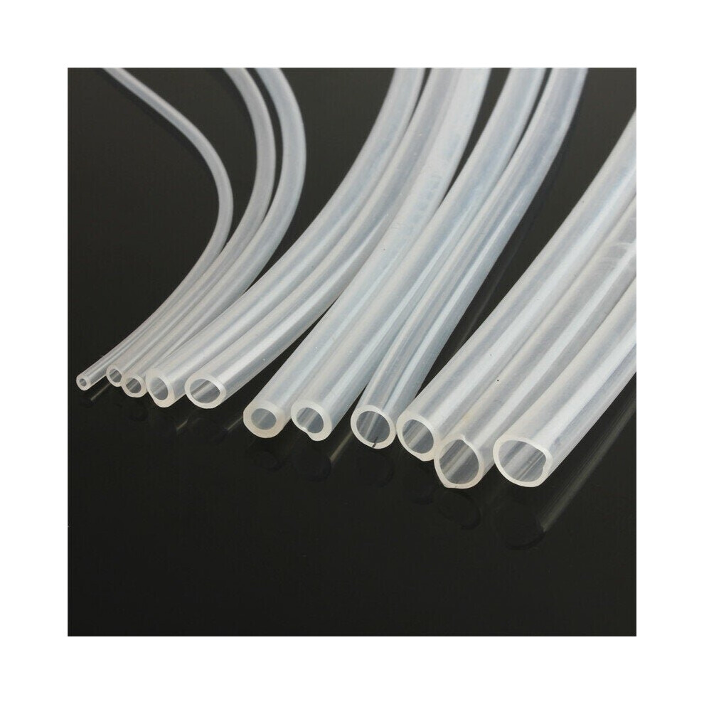 (5*8mm) Clear Food Translucent Food Grade Silicone Feed Tube Approved Milk Hose Pipe Soft Rubber