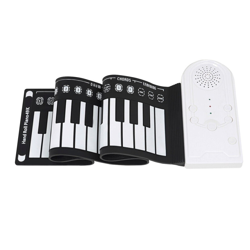 49 Keys Hand-rolled Portable Folding Electric Piano Keyboard Keyboard for Beginners and Kids