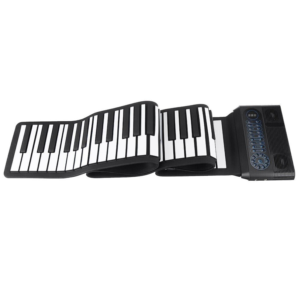 88 Keys Professional Hand Roll Up Keyboard Piano Built in Dual Speakers