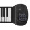 (Black) 88 Standard Keys Foldable Portable Electronic Keyboard Roll Up Piano 3