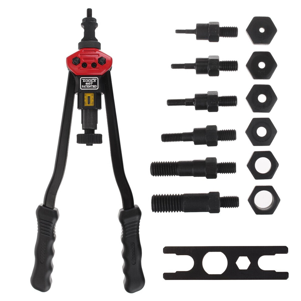 Riveter Tool Set Riveting Nut Kit Rivet Nutsert Insert Accessories 3654659457615