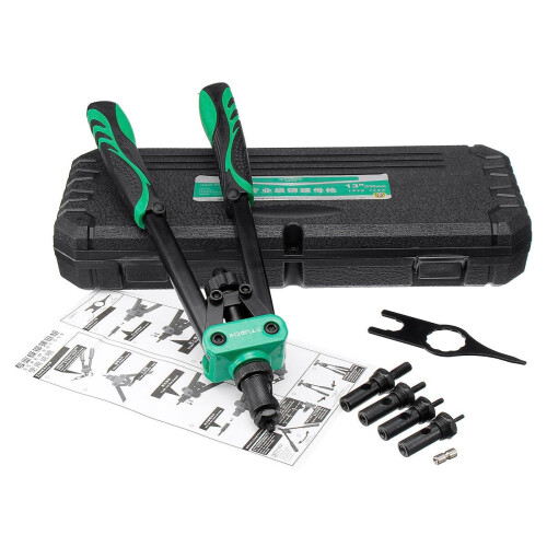13 Inch M3-M8 Riveter Tool Set Nut Riveting Kit Rivet Nutsert Insert Accessories 2