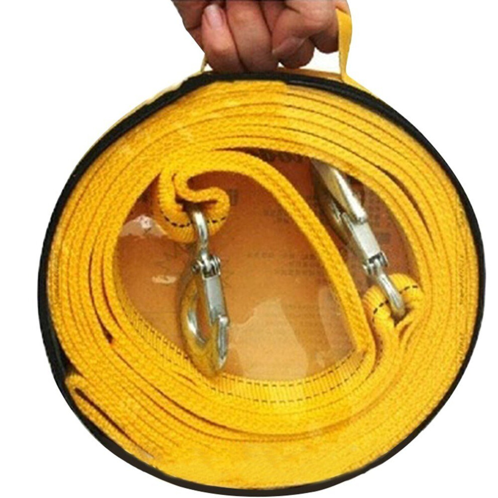 Tow Strap with Hooks Car Vehicle Recovery Rope Trailer 11,023 lbs Capacity Heavy Duty for Truck SUV,4m