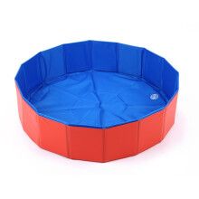 (Blue, 80 x 20) Foldable Pet Bath Pool -Collapsible Dog Pool Pet Bathing Tub Pool for Dogs Cats