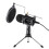 Video Microphone Kit with Mini Tripod Shock Mount Pop Filter Windshield USB Adapter Cable 3.5mm TRS Plug 4