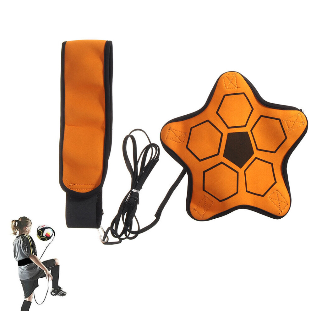 Polyester Soccer Trainer Hands Free Solo Soccer/Volleyball/Rugby Trainer Adjustable Waist Belt Football Training Fit No. 4/5 Football