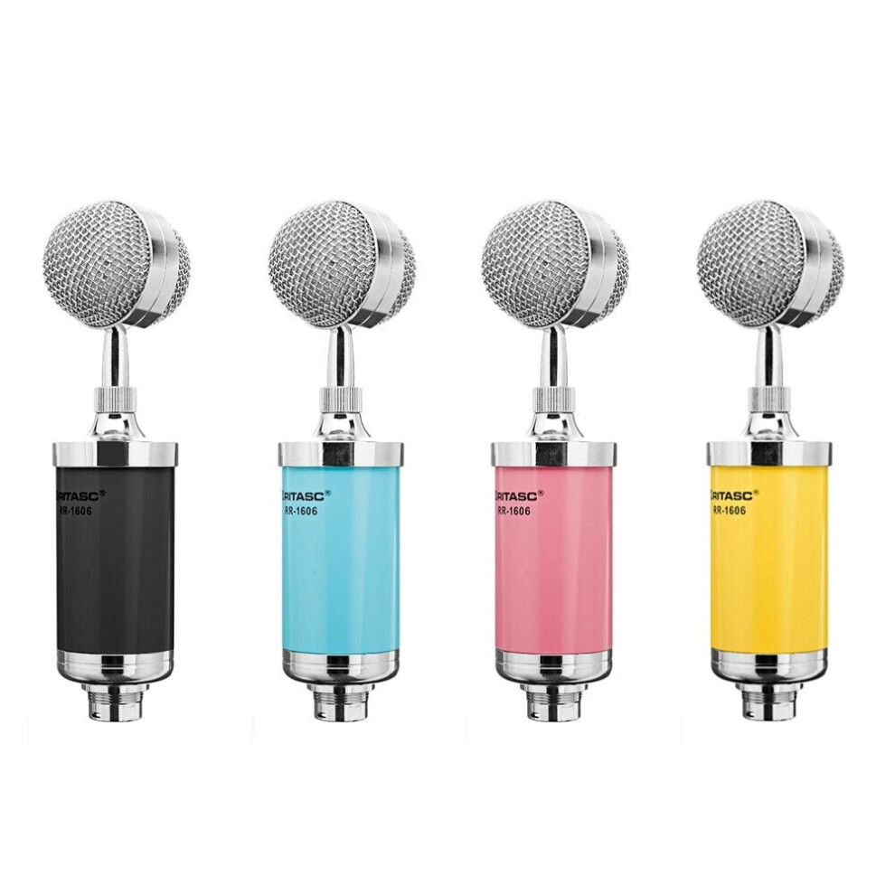 (Yellow) Live Microphone Recording Microphone Condenser Microphone