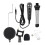Video Microphone Kit with Mini Tripod Shock Mount Pop Filter Windshield USB Adapter Cable 3.5mm TRS Plug 7