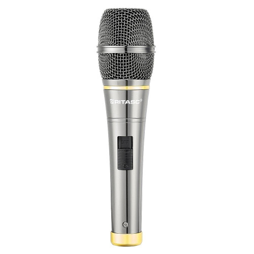 (Gold) Wired Microphone for Conference Teaching Karaoke 2