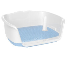 (Blue) Dog Toilet Spacious Washable Urinal for Pet