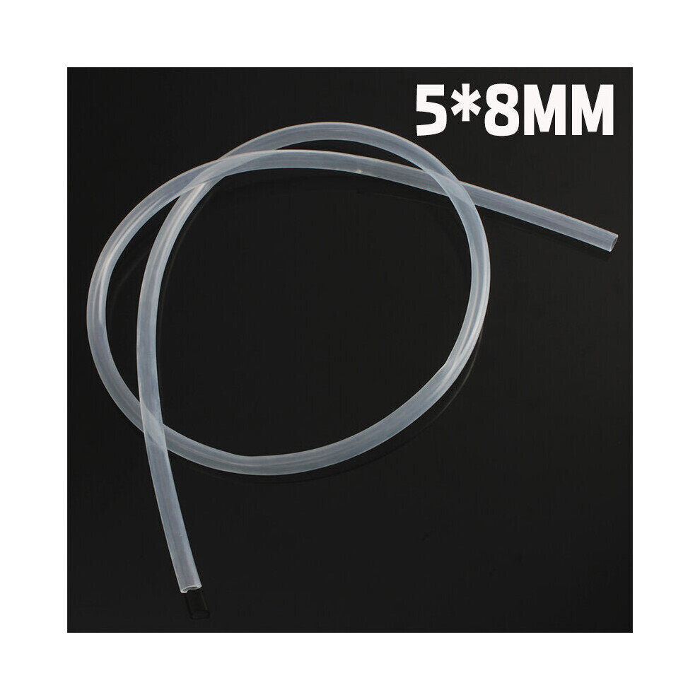 (5*8MM) 3 Meter Soft Food Grade Transparent Silicone Rubber Hose Flexible Silicone Tube