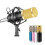 (Pink) Professional Condenser Microphone Studio Broadcasting Singing Audio Recording Mic 2
