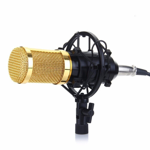 (Pink) Professional Condenser Microphone Studio Broadcasting Singing Audio Recording Mic 2