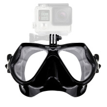 Scuba Diving Mask With Camera Mount Tempered Glass Profession Snorkel Mask Underwater Sport Scuba Gear Equipments