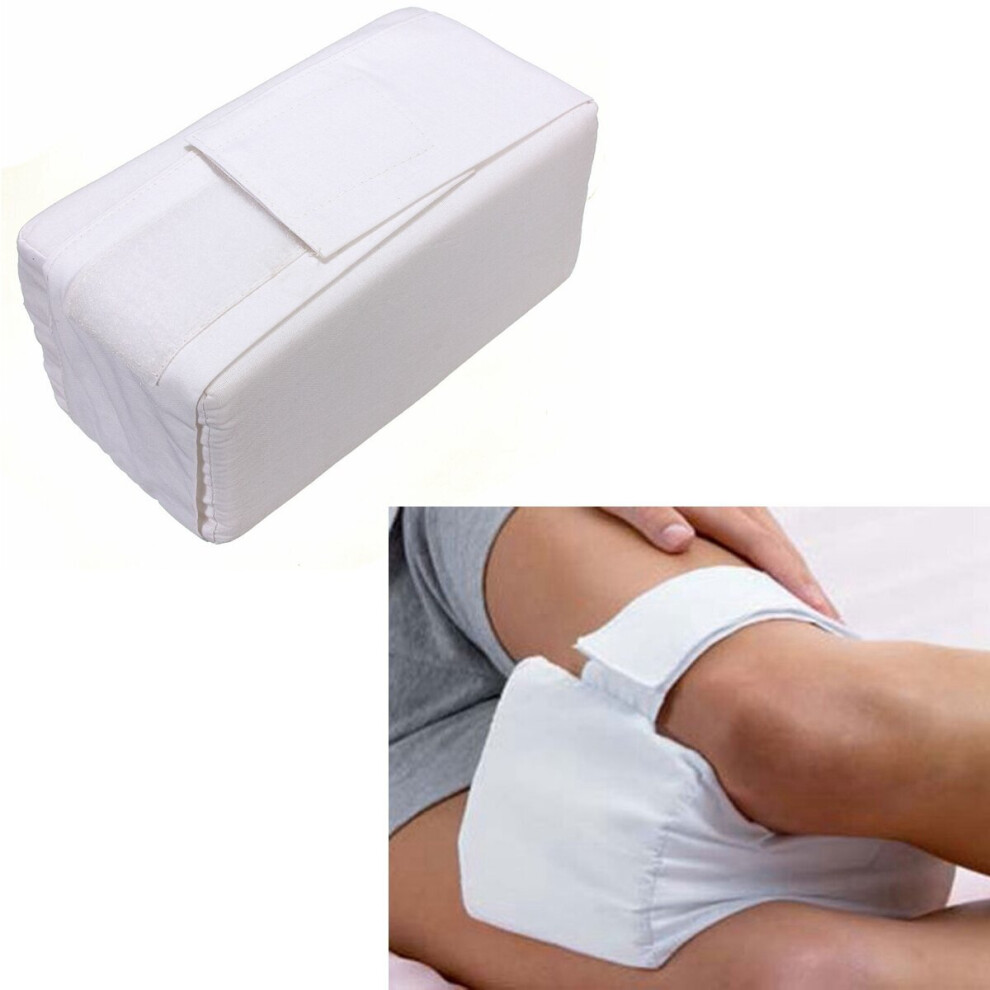 Greenzech White Knee Ease Pillow Sciatica Relief Cushion Ankle Pads Sponge Pads Soft Bed Sleeping Aid Lower Back Arthritis Joint Pain Arthritic Joints Relief