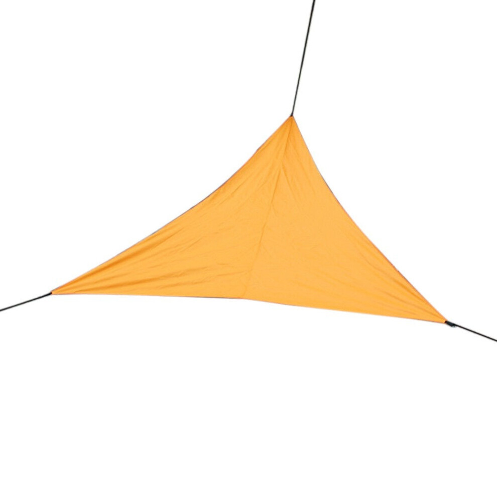 (Orange) Outdoor Triangular Sunshade Sail