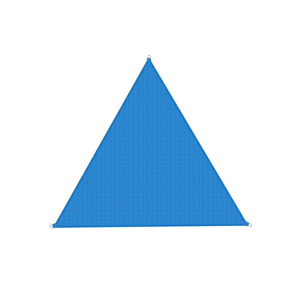 (Blue, 5.03m) Triangle Sun Shade Sail Waterproof UV-proof Shade Net Garden Swimming Pool