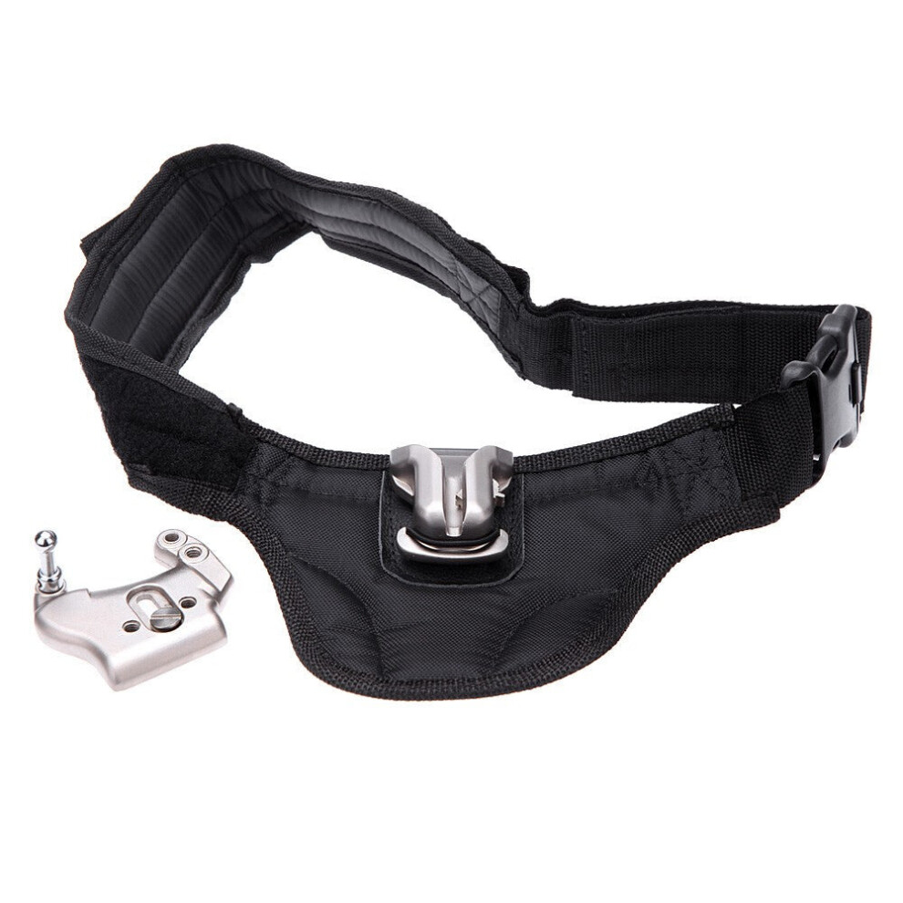 Dslr Camera Waist Belt Strap Mount Holder Single Buckle Hanger Holster For Canon Nikon Pentax 3654659423467