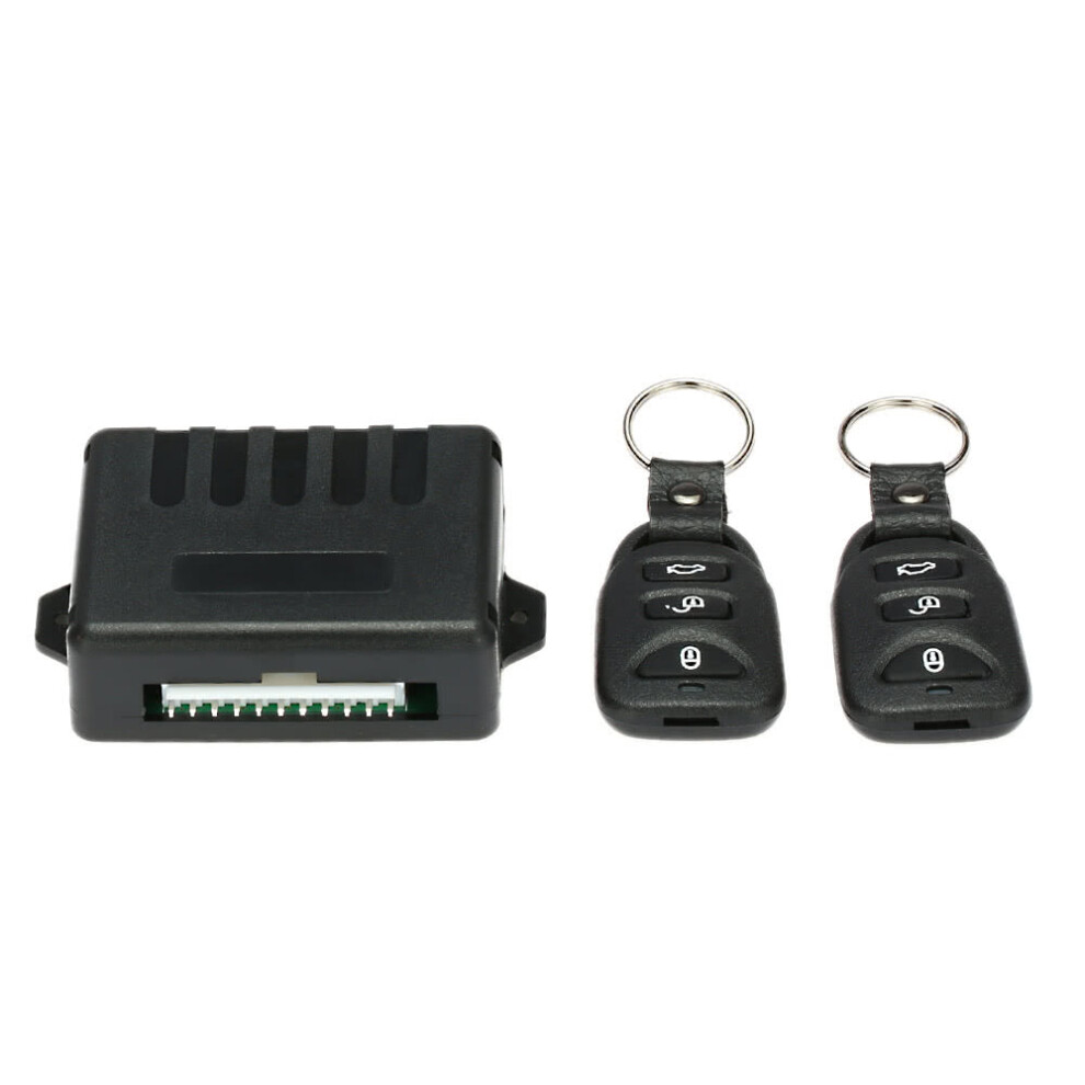 Universal Car Door Lock Keyless Entry System Remote Central Control Locking Kit With Trunk Release Button 3654657585396
