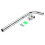 31cm Bathroom Chrome Wall Mounted Shower Extension Arm Pipe Bottom Entry for Rain Head 1