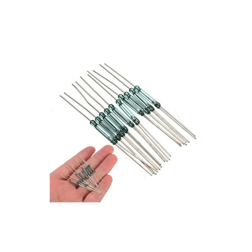 10pcs N/O N/C SPDT Magnetic Switch Reed Switches 2.5x14mm Switch