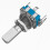 10Pcs 15mm Rotary Encoder Switch with Key Switch with 2 Bit Gray Scale Micro Switch 7
