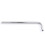 475mm Long Shower Arm Bottom Entry Wall Mounted Head Extension With Copper Base 4