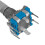 10Pcs 15mm Rotary Encoder Switch with Key Switch with 2 Bit Gray Scale Micro Switch 9